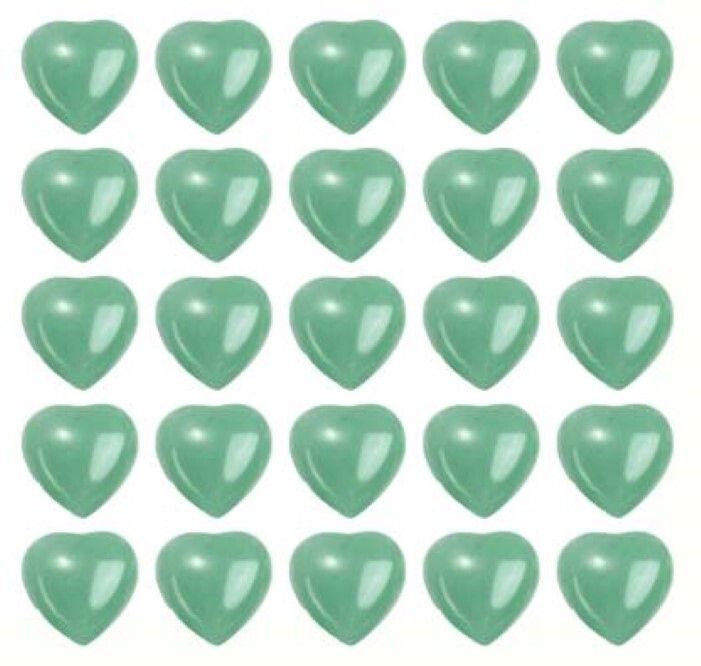 Natural Green Aventurine Stone Gemstone Crystal Puffy Heart