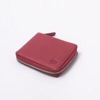 Red Olive Tan Navy Blue Round Zipper Wallet For Mens