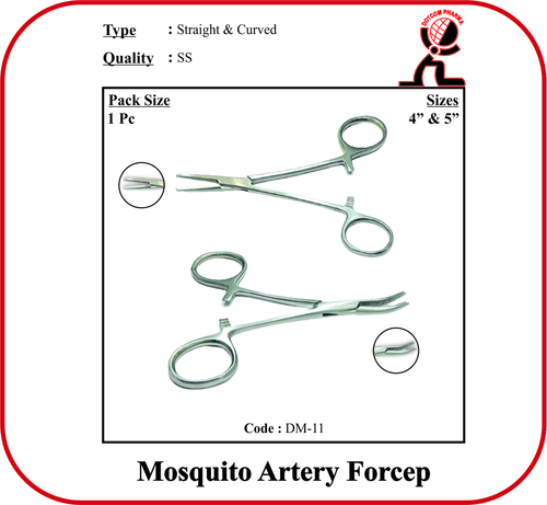 Mosquito Artery Forceps Straight 4 Inch