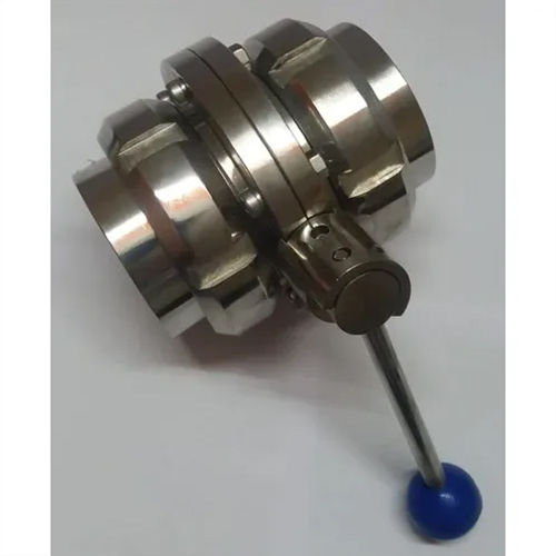 Stainless Steel Butterfly Dairy Valve - Application: Industrial