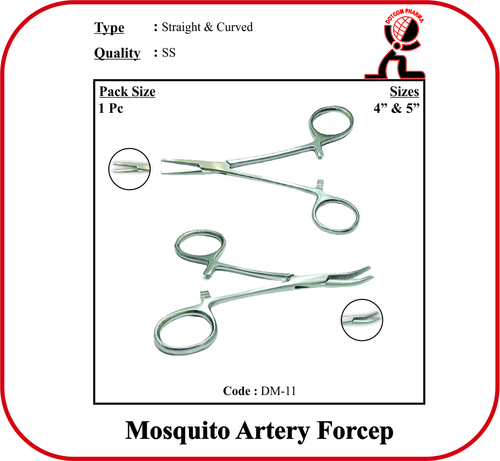 Mosquito Artery Forceps Curved 4 Inch