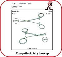 Mosquito Artery Forceps Curved 5 Inch - Application: Veterinary Purpose