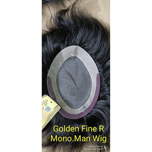Mens Golden Fine R Mono Wig