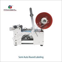 Semi Autometic Round Labelling Machine Application: Industrial