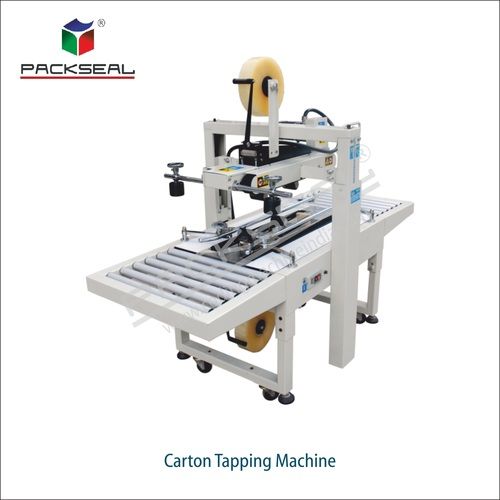 White Pic-9050 Semi Automatic Top And Bottom Carton Taping Machine 2 Inch Or 3 Inch