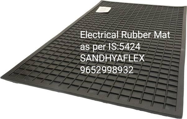 Chequired Electrical Rubber Mat