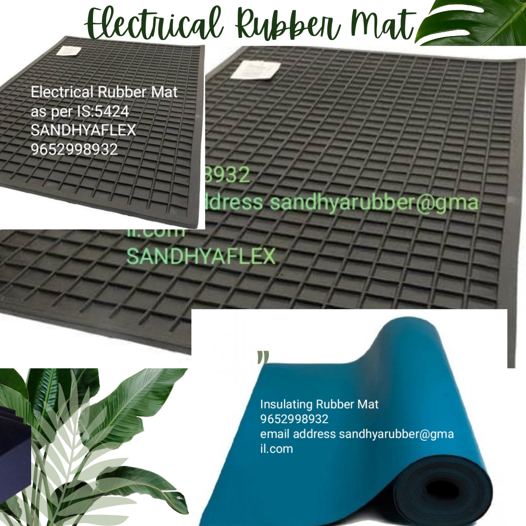 Chequired Electrical Rubber Mat
