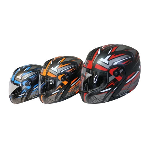 Plastic Full Face Motorcycle Helmet