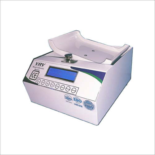Blood Collection Monitor - Mild Steel Frame, 1ml Increment Volume Control | Auto Tare, Microcontroller-Based Accuracy, Audio Visual Alarm