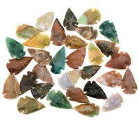 Natural Indian Bulk Agate Gemstone Crystal Arrowheads