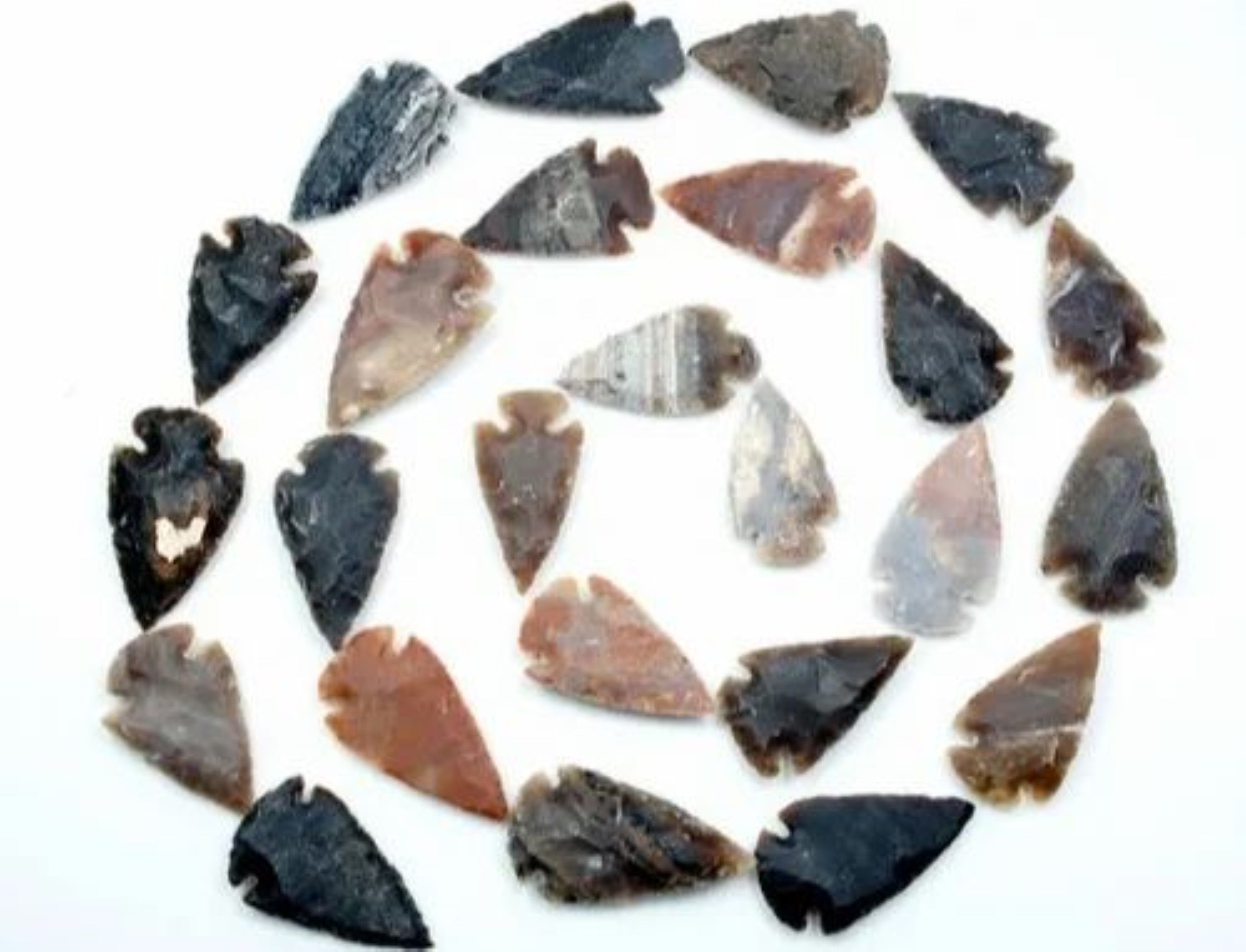 Natural Indian Bulk Agate Gemstone Crystal Arrowheads