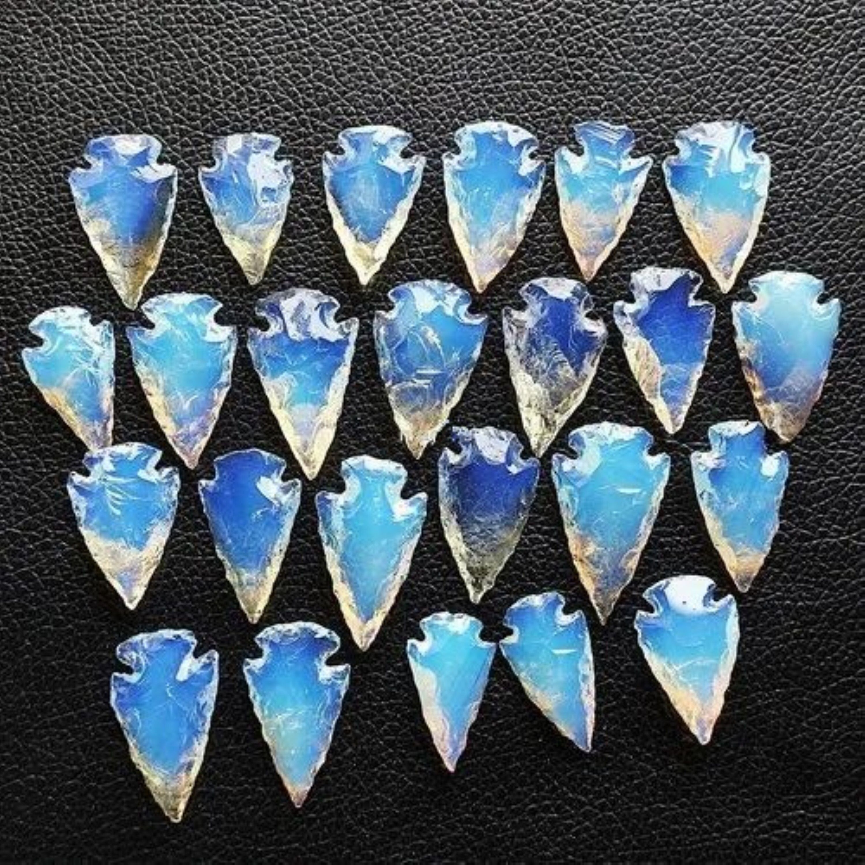 Natural Opalite Gemstone Crystal Arrowheads