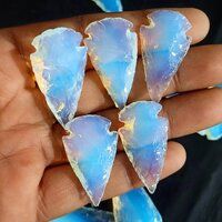 Natural Opalite Gemstone Crystal Arrowheads