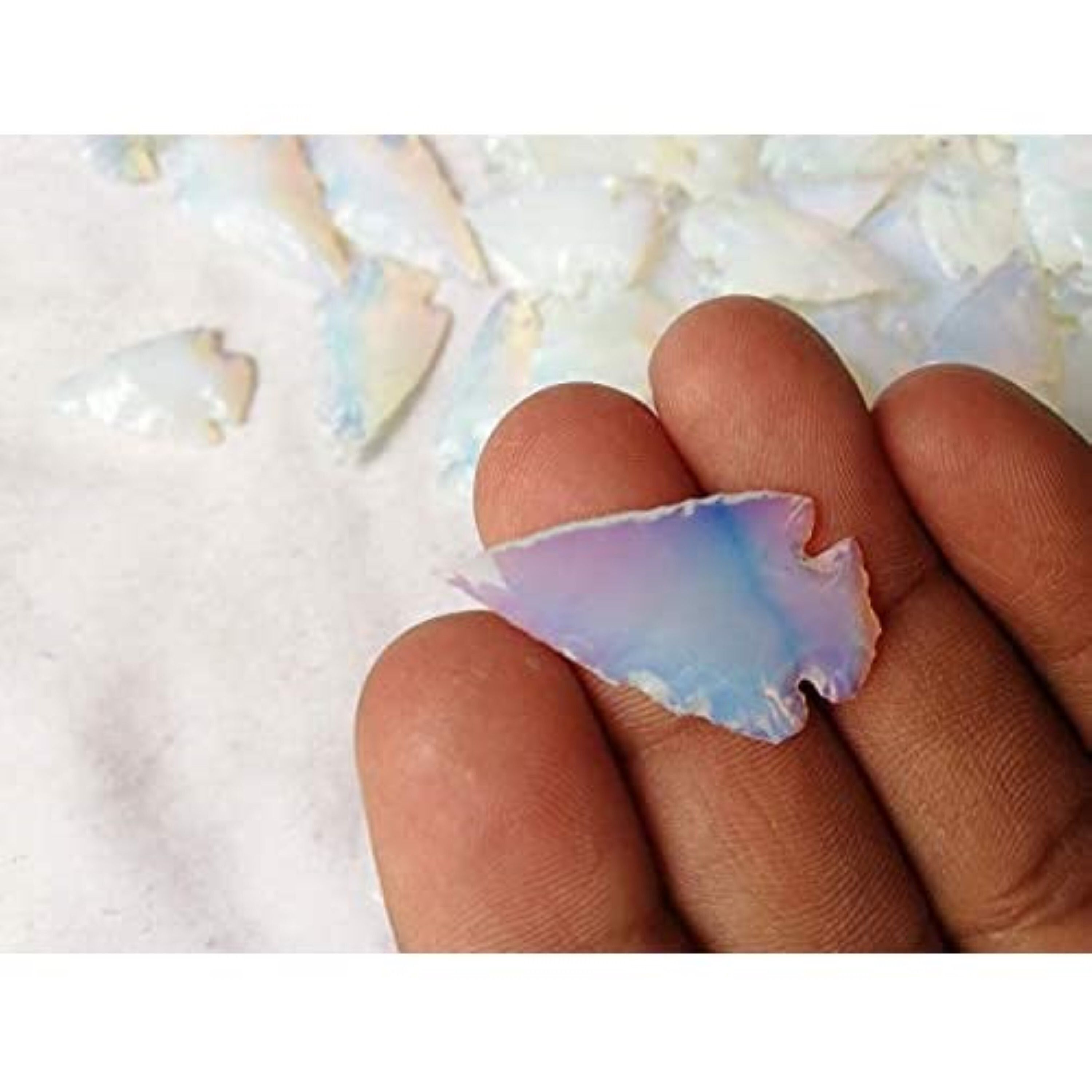 Natural Opalite Gemstone Crystal Arrowheads