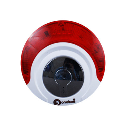 Red And White Ho15 Wrd Wired Siren With Led