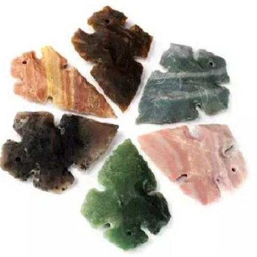 Natural Bulk Agate Gemstone Crystal Arrowheads