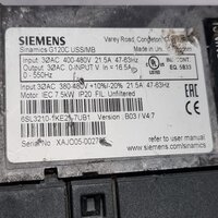 SIEMENS 6SL3210-1KE21-7UB1 POWER MODULE