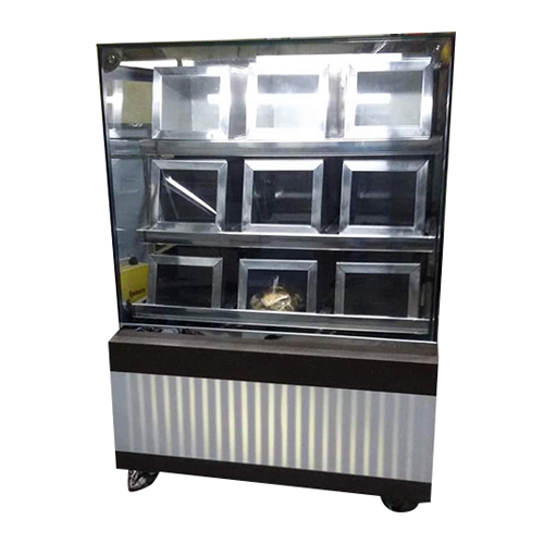 Silver Namkeen Display Counter