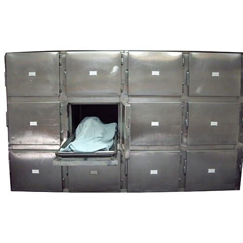 Silver Dead Body Freezer