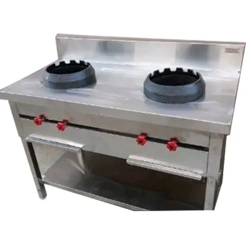 Two Burner Chinese Cooking Range
