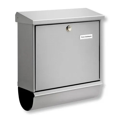 Silver Stainless Steel Letter Box