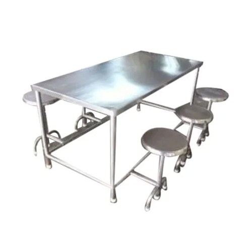Machine Made Canteen Table With Chair