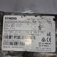 SIEMENS 6SL3210-1PB13-0AL0 POWER MODULE