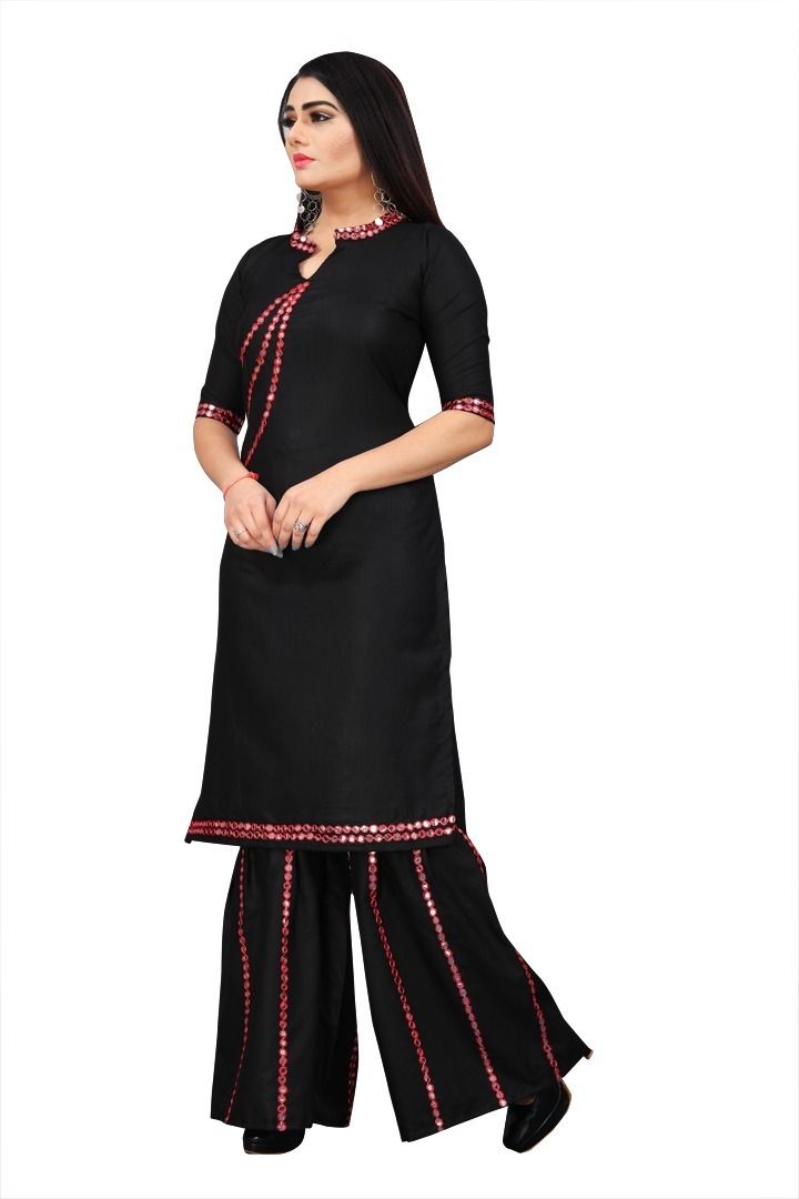 COTTON KURTI WITH PALAZZO