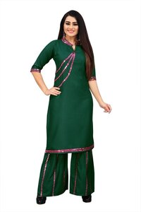 COTTON KURTI WITH PALAZZO