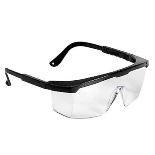 Black And Clear Plastic Zoom Safety Goggles