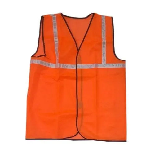 Polycotton Safety Reflective Vest Chest Size: 57.15 Cm