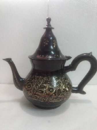MOROCCAN TEAPOT WITH HAND ENGRAVING