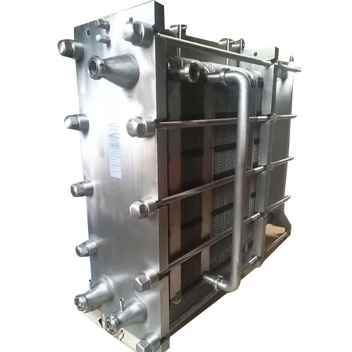 Silver Alfa Gea Milk Pasteurizer Plate Heat Exchanger