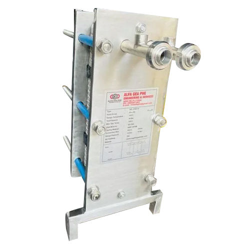 Silver Dairy Plate Heat Exchanger For Milk Chiller