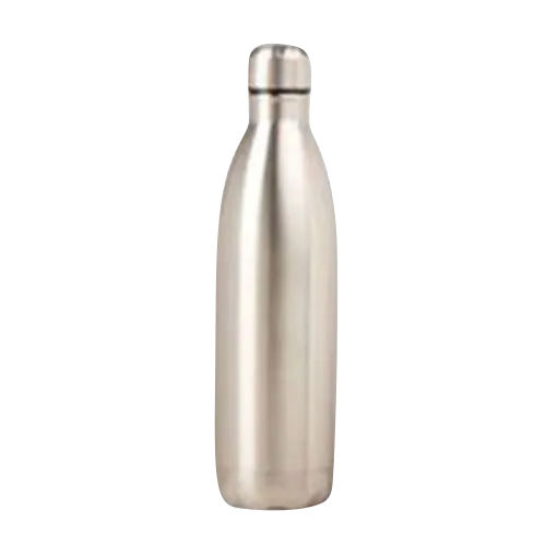 Silver Stainless Steel Water Bottle