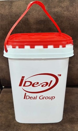 10 Kg Cashew Bucket Square - Color: White