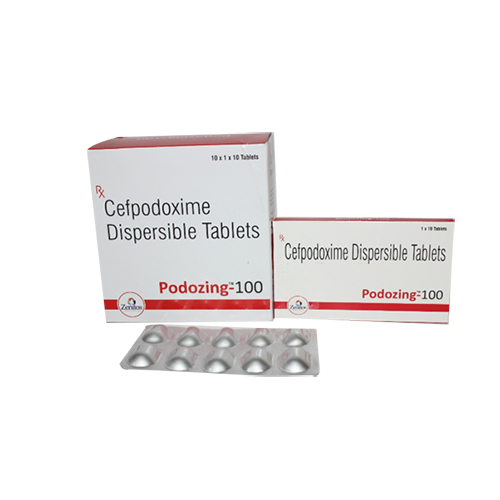 Cefpodoxime 100mg (Dispersible Tablets)