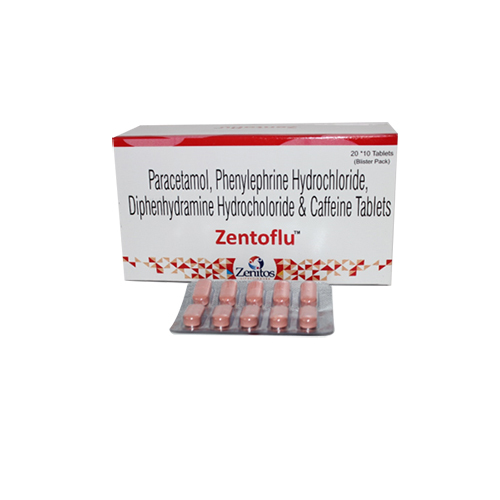 Paracetamol.325mg   Phenylephrine HCL 5 mg  Diphenhydramine HCL 25 mg. Caffien 30 mg.