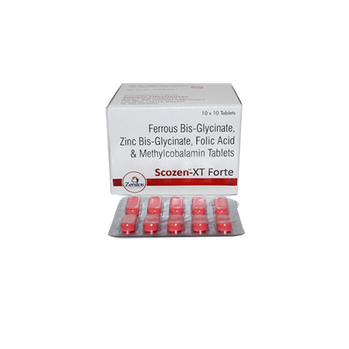 Ferrous Bis Glycinate  Eq. to El.Iron 60mg   Folic Acid 1mg   Zn 15mg  Methylcobalamin 500 mcg