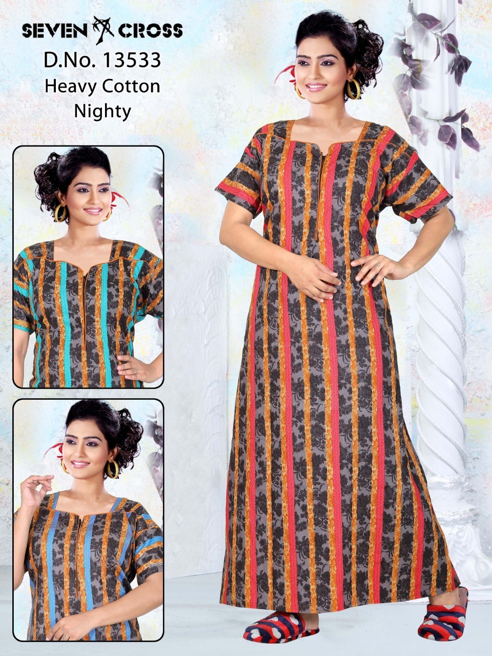 Ladies Embroidered Nightwear