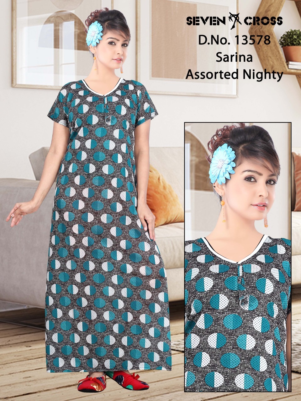 Sarina Assorted Nighty