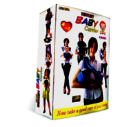 Baby Carrier - Soft Cloth, Multi Colour | 3 Carry Positions, 2 Padded Shoulder Belts & 1 Wide Waist Belt, Easy Buckles, Hand Wash Only