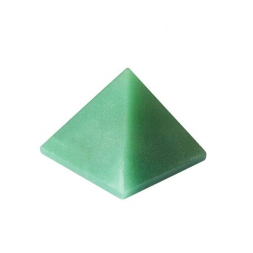 Natural Green Aventurine Gemstone Crystal Pyramid