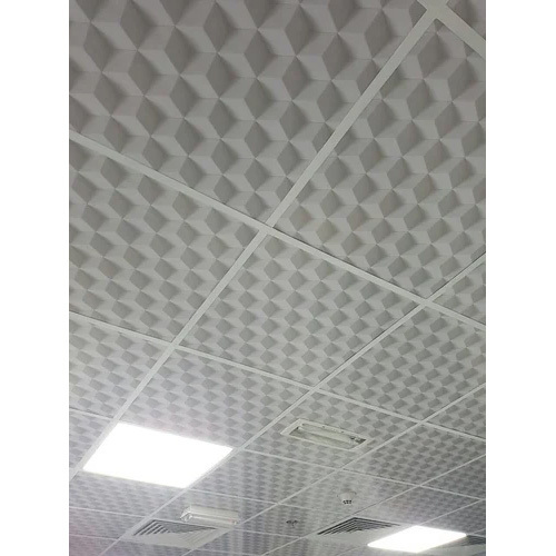 3D Laminated Gypsum Ceiling Tiles
