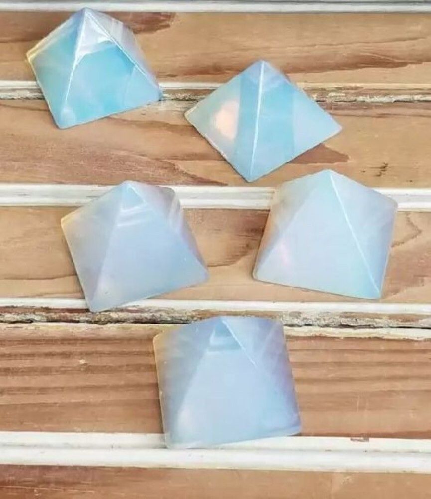 Natural Opalite Gemstone Crystal Pyramid