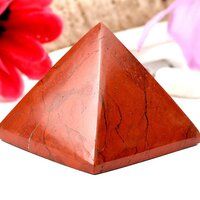 Natural Red Jasper Gemstone Crystal Pyramid