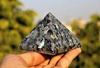 Natural Larvakite Gemstone Crystal Pyramid