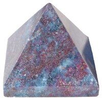 Natural Ruby Kynite Gemstone Crystal Pyramid