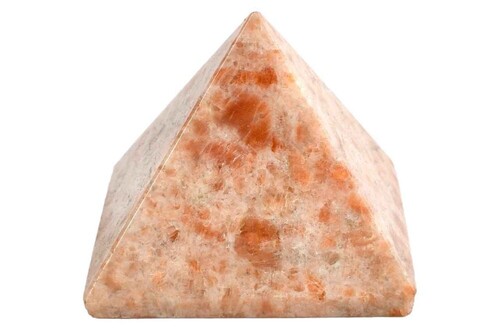 Natural Sunstone Gemstone Crystal Pyramid