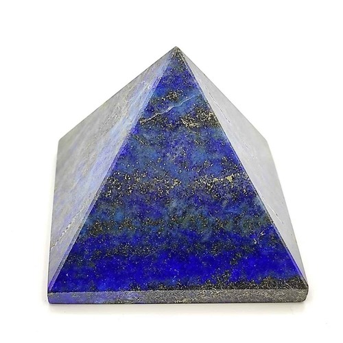 Natural Lapis Lazuli Gemstone Crystal Pyramid